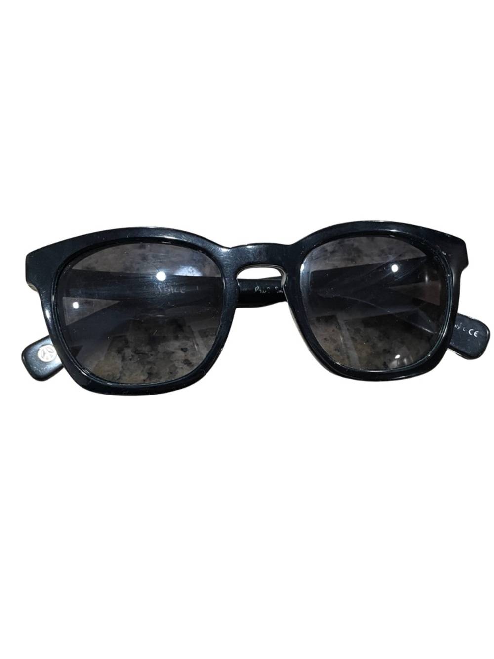 Paul Smith Black Sunglasses with Dark Smoke Lenses
